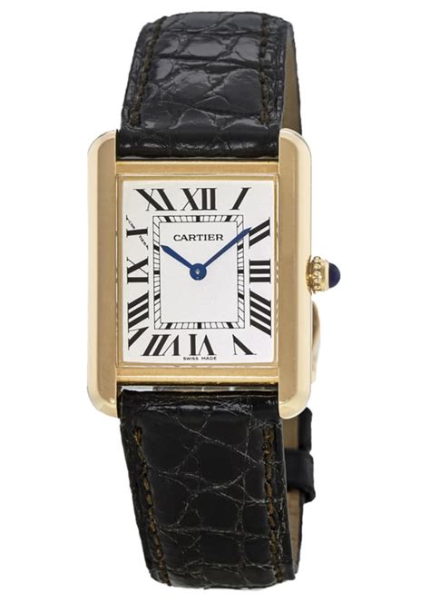 cartier women's tank watch|pre owned cartier tank solo.